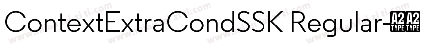 ContextExtraCondSSK Regular字体转换